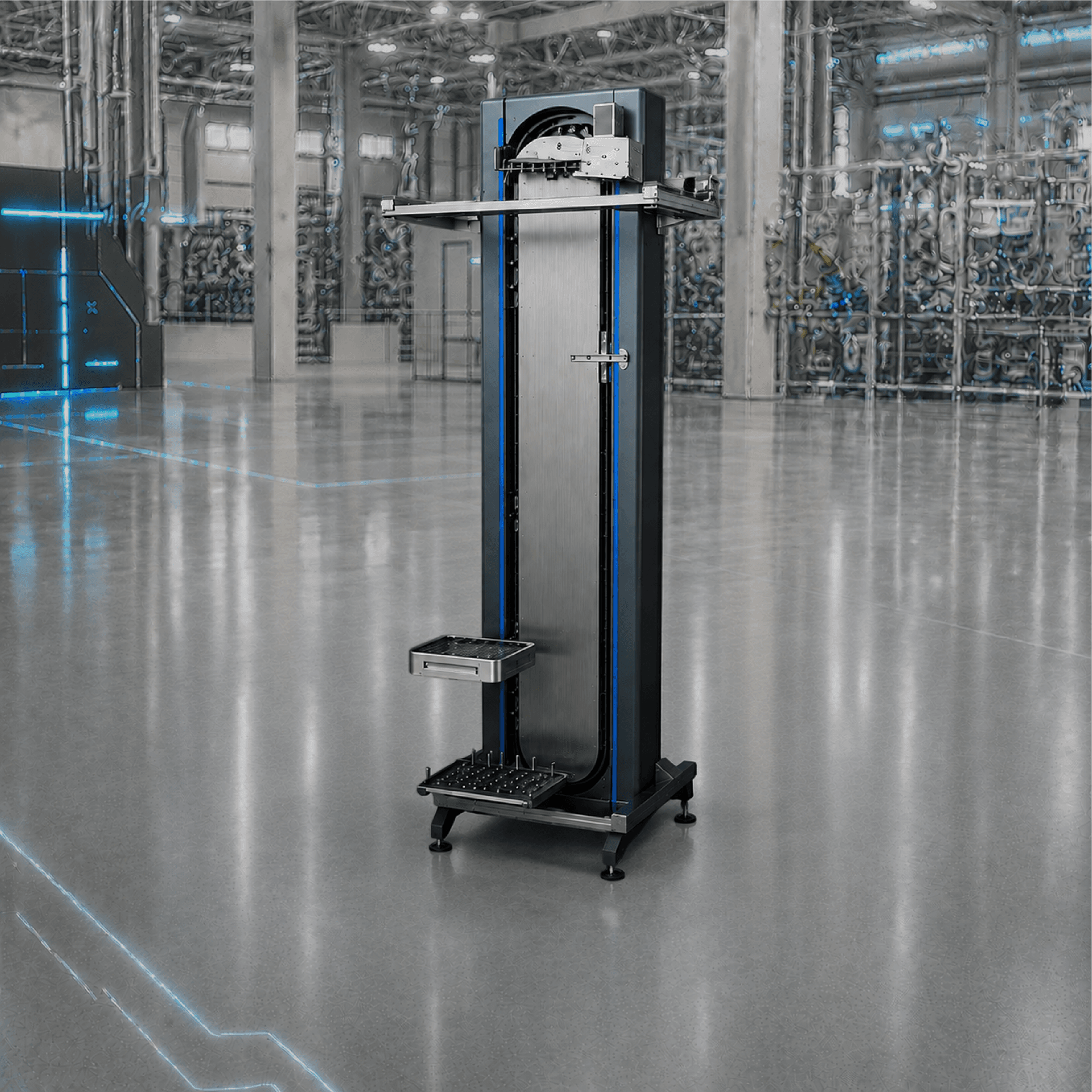 Continuous vertical conveyor