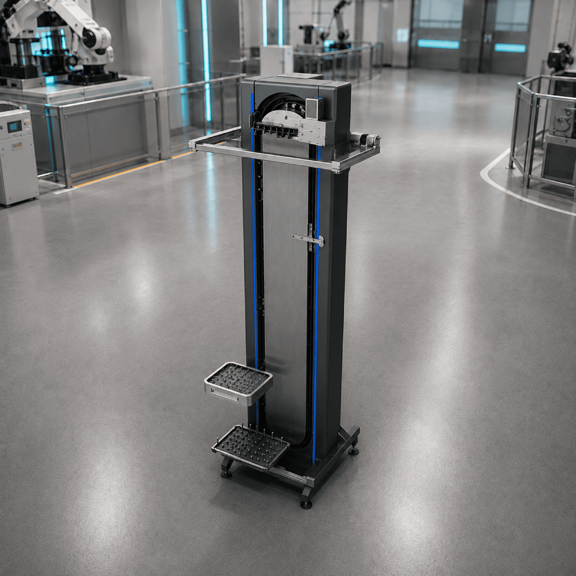 Continuous vertical conveyor